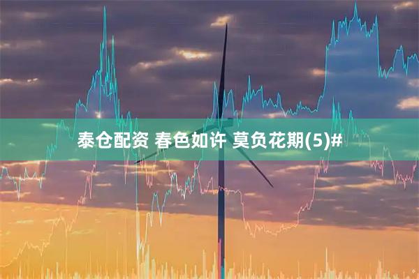 泰仓配资 春色如许 莫负花期(5)#