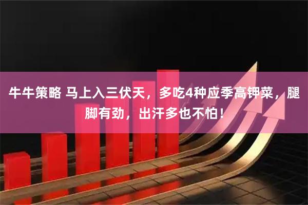 牛牛策略 马上入三伏天，多吃4种应季高钾菜，腿脚有劲，出汗多也不怕！