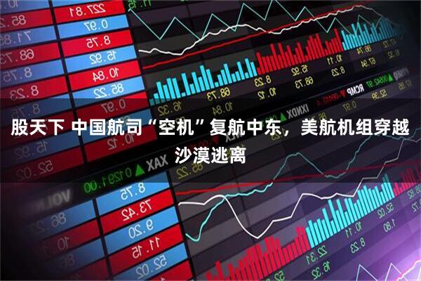 股天下 中国航司“空机”复航中东，美航机组穿越沙漠逃离